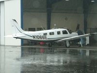N1066E @ POC - Pulled into the Nostalia Air hanger to be worked on - by Helicopterfriend