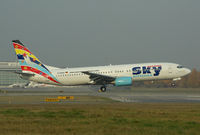 D-AGSA @ LOWW - German Sky Airlines Boeing 737 - by Thomas Ranner