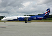 G-CDEA @ ESOE - Eastern Airways Saab 2000