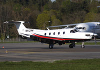 N412MW @ ESSB - Lining up runway 12.