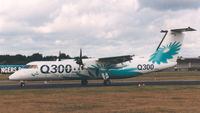 C-GFCW @ FAB - De Havilante Q300. Farnborough Air Show - by Henk Geerlings