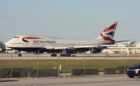 G-CIVB @ MIA - British 747 - by Florida Metal