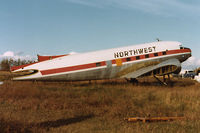 CF-BZI - Seen derelict at St. Albert, AB, Canada, in 1982, this DC-3 is now preserved with the Aerospace Museum in Calgary. - by John Meneely