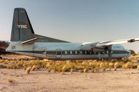 N5098A @ KMZJ - TAC Colombia F27 derelict at MZJ in 1982 - by John Meneely