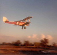 N5984 - In flight over Gallaher Field near Tulare California about 1977 - by Ty Sundstrom