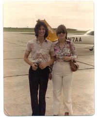 N7AA @ RBD - Me and My Instructor  ( Margret Stryker ) First Solo March 1977 - by Milton Poullos