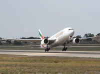 A6-EMI @ LMML - take off to the east - by Loetsch Andreas