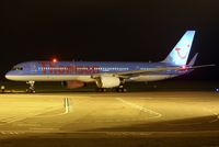 G-BYAX @ EGSH - Freshly sprayed, Being un-hooked after push back from stand 6.