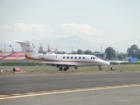 N15LN @ POC - Turning off runway at taxiway Bravo - by Helicopterfriend