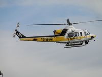 N14LA @ POC - Coming in eastbound down taxiway Sierra and slowing down to enter LA County Air Ops helipad #1 - by Helicopterfriend