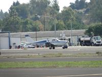 N7780P @ POC - Rolling out on runway 26L - by Helicopterfriend