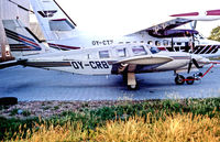 OY-CRB @ BLL - Billund Denmark 23.7.89 - by leo larsen
