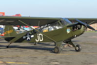 G-BOXJ @ EGTO - 1944 Piper L-4H, c/n: 12193 ex USAF 44-79897 at Rochester, Kent