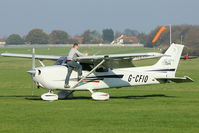 G-CFIO @ EGTO - 2002 Cessna 172S, c/n: 172S9079 at Rochester, Kent