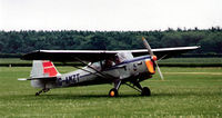 G-AMZT - Seen arriving at an Auster Club fly-in at Sywell C1990. It retains it's original College of Aeronautics, Cranfield colours.