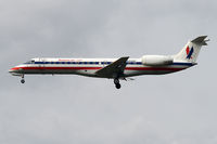 N844AE @ KORD - American Eagle regional jet on final for 22R