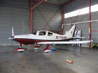 N345HB @ EBAW - In hangar Abelag - by Frank Van Wolputte