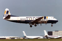 G-AOYH @ EIDW - Short final for 23. The two 707s in the background are N651TF (Jet 24) and 9G-ACY. - by John Meneely