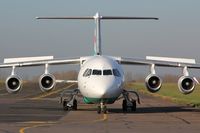 EI-RJV @ EGSH - Arriving at EGSH after an Air test. - by Matt Varley