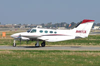 N401CA @ KCCR - N401CA LLC, Alamo, CA 1969 Cessna 401A taxying at KCCR - by Steve Nation