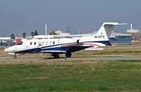 N610FX @ KCCR - Flexjets 2005 Learjet 45 @ Concord, CA taxis to RWY 1L for flight to KJAC (Jackson Hole, WY) - by Steve Nation