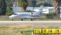 N771PM @ KCCR - TBN Group/Peppermill, Inc. (Reno, NV)2008 Cessna 560XL taxying to RWY 1L @ Concord, CA - by Steve Nation