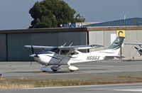 N68AX @ KSQL - Mashair LLC (Santa Barbara, CA) 2008 Cessna T182T taxis in @ San Carlos, CA - by Steve Nation