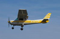 N747ZP @ KPAO - Advantage Air (Palo Alto, CA) 1977 Cessna 152 on final to KPAO - by Steve Nation