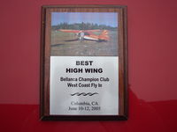 N787SW @ O22 - Best High Wing. Champion Bellancia fly inn - by Ron Poe