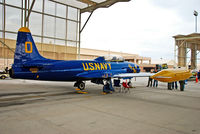 N333MJ @ KLSV - NX333MJ Lockheed MK lll 21456 Blue Angels

Canadair CT-133 Silver Star 3 (CL-30)
NX333MJ (cn T33-456)

Aviation Nation 2011
Nellis Afb Airport (Las Vegas, NV) KLSV / LSV 
November 13, 2011
TDelCoro - by Tomás Del Coro