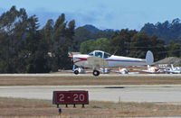 N6564Q @ KWVI - 1965 Alon A2 from Santa Paula landing @ Watsonville, CA Fly-In - by Steve Nation