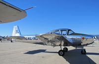 N7733C @ KWVI - 1948 Navion L-17B-RY painted as CAL-NG 48-0974 (8974) polished aluminum @ Watsonville, CA Fly-In - by Steve Nation