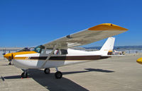 N7974T @ KWVI - Locally-based straight tail 1960 Cessna 175A @ Watsonville, CA Fly-In - by Steve Nation