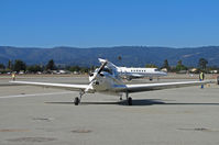 N74360 @ KWVI - Head on shot of 1947 Bellanca 14-3-2 taxying @ Watsonville, CA Fly-In - by Steve Nation