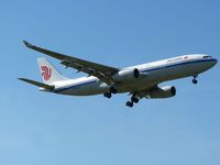 B-6115 @ YMML - China Airlines Airbus 330 approaching rwy 27 at MEL - by red750