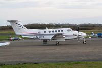 G-LIVY @ EGFH - Brief visit by a Super King Air of Dragonfly Aviation Services. - by Roger Winser