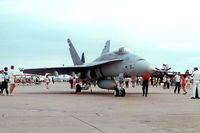UNKNOWN @ NFW - F/A-18 of VX-4 (or VX-9) at the 1990 Carswell AFB Airshow. - by Zane Adams