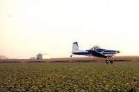 UNKNOWN @ O35 - Piper Pawnee crop dusting near Hollis Oklahoma - by Zane Adams
