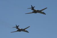 UNKNOWN @ TX08 - The two USAF B-1B's performing an opening day flyover at the Rangers Ballpark in Arlington, TX - by Zane Adams