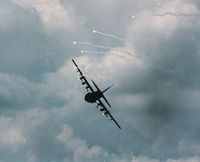 UNKNOWN @ DAY - AC-130 with flares - by Florida Metal