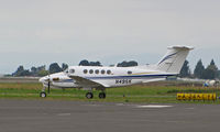 N49SK @ KAPC - J & B Wood Enterprises (Winton, CA) 1982 Beech B200 departing Napa, CA - by Steve Nation
