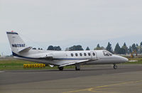 N828AF @ KAPC - Tarbert Aviation (Indianapolis, IN) 1985 Cessna S550 departing Napa, CA - by Steve Nation