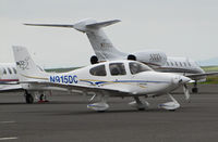 N915DC @ KAPC - 2004 Cirrus Design SR22 taxiing for return to San Diego area @ Napa, CA - by Steve Nation