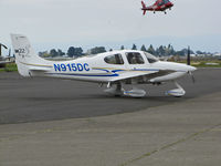 N915DC @ KAPC - 2004 Cirrus Design SR22 taxiing for return to San Diego area @ Napa, CA - by Steve Nation