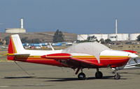 N5357K @ KCCR - Privately-owned 1951 Ryan Navion B with canopy cover @ Hotel Ramp Concord, CA - by Steve Nation