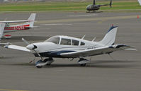 N15824 @ KAPC - McCrane Inc (Fairfield, CA) 1972 Piper PA-28-180 in new blue/white cs @ Napa, CA - by Steve Nation