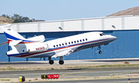 N93KD @ KCCR - Pegasus VI LLC (Alamo, CA) 2007 Dassault FALCON 900EX lifting off from RWY 1L at Buchanan Field (certification class of N93KD is Experimental - why?) - by Steve Nation