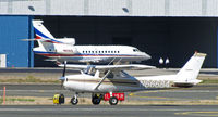 N66684 @ KCCR - Locally-based 1974 Cessna 150M turning off RWY 19L at Buchanan Field - by Steve Nation