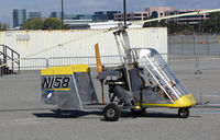 N158 @ KSQL - hiller aviation museum (titles) 1976 Hollman HA-2M Sportster out in the sun at San Carlos, CA - by Steve Nation