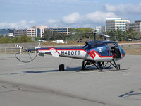 N480TT @ KSQL - Locally-based 1997 Enstrom 480 at San Carlos, CA - by Steve Nation